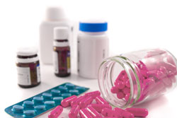 spilled pills 